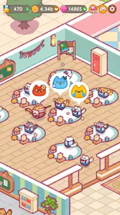 Cat School : Idle Cute Tycoon screenshot
