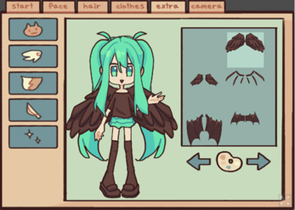 allie's character creator 2.0!!! screenshot