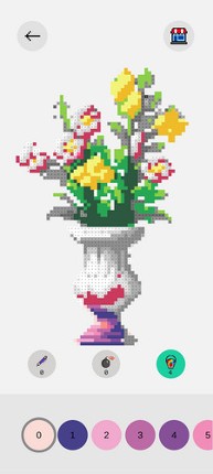 Pixel Art - Color By Number Image