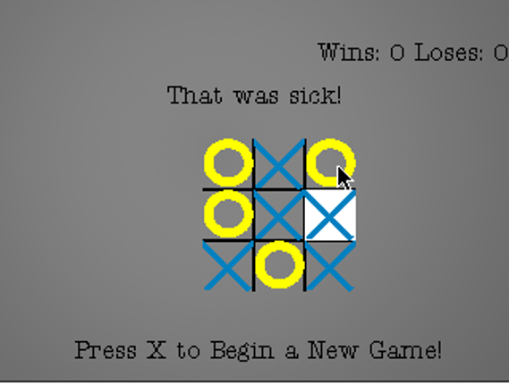 Tic Tac Toe - Made with SDL1 Game Cover