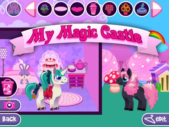 My Magic Castle - Pony & Unicorn Doll House and Decoration Game screenshot