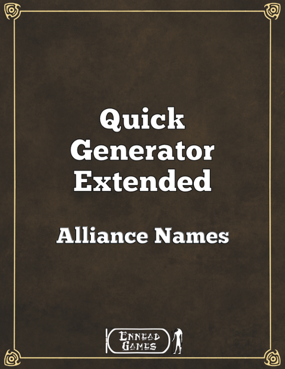 Games like Quick Generator Extended - Alliance Names