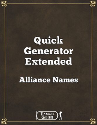 Quick Generator Extended - Alliance Names Image