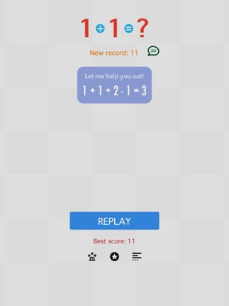 Simple Math 1+1=? Image
