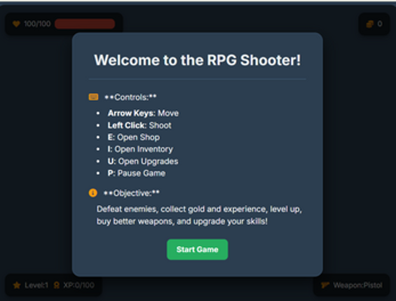 Survival Arena: 2D RPG Shooter Image