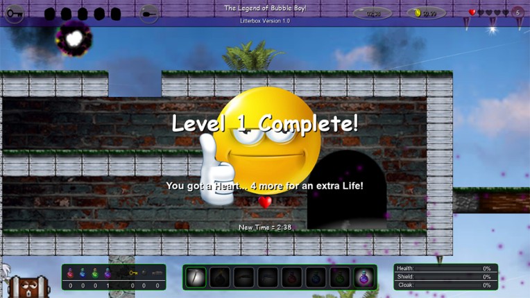 The Legend of Bubble Boy screenshot