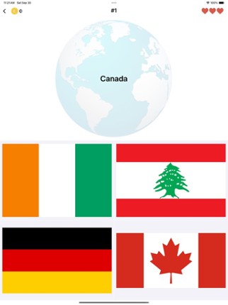 Flags and Countries screenshot