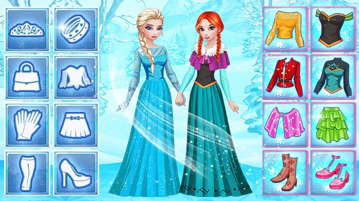 Games like Elsa & Anna's Icy Dress Up