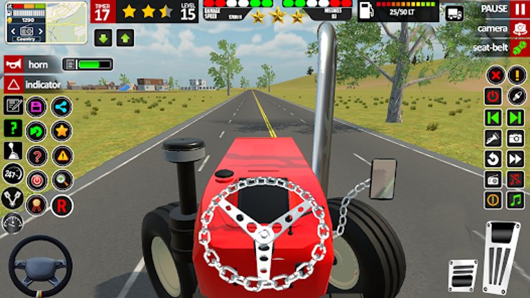 Indian Tractor Farming 3D Game screenshot