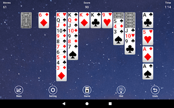 Classic Solitaire Card Game screenshot
