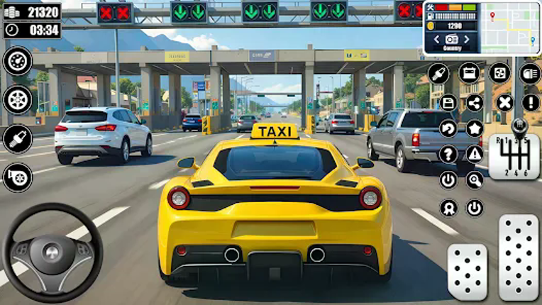 City Taxi Games Car Driving 3D screenshot