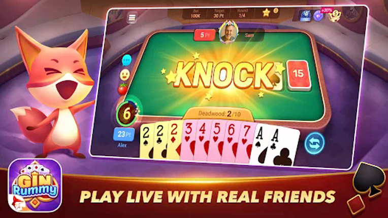 Gin Rummy ZingPlay screenshot