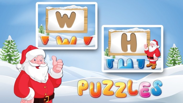 Letters with Santa Free - Kids Learn Alphabet and Letters screenshot