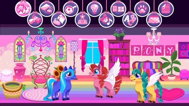My Magic Castle - Pony & Unicorn Doll House and Decoration Game screenshot