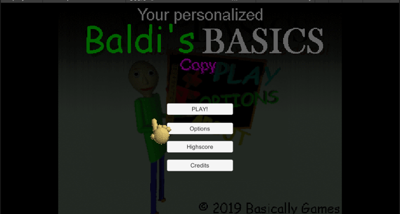 Your Personalized Baldi's Basics Copy Image