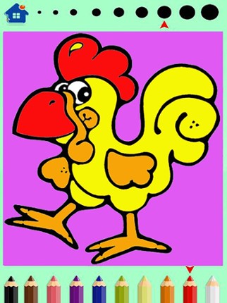 Animals Coloring Book - Finger Paint Book Image