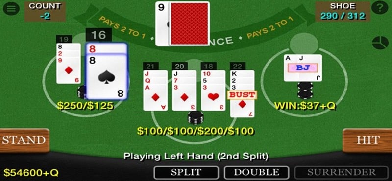 Blackjack 21 Multi-Hand (Pro) Image