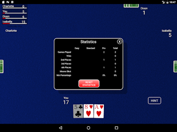 Hearts Card Classic screenshot