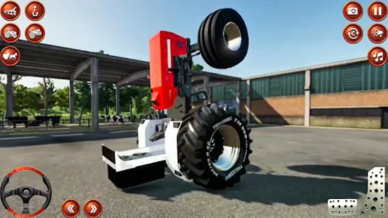 Indian Tractor Tochan Game 3d screenshot