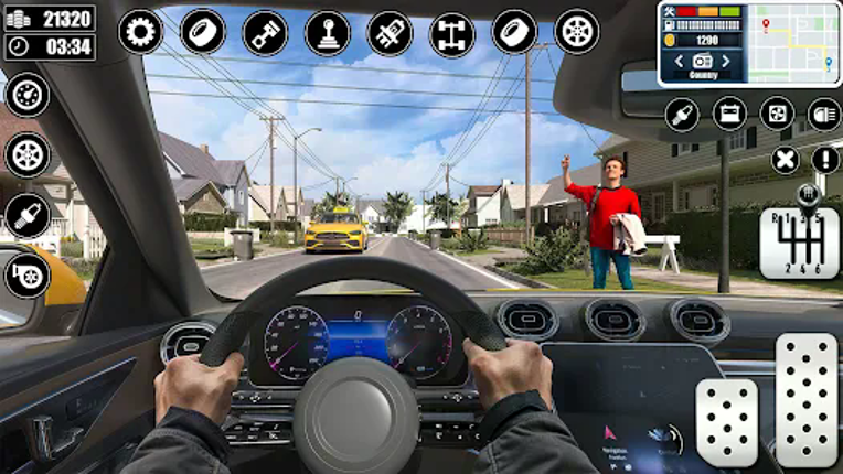City Taxi Games Car Driving 3D Image