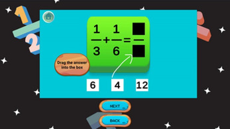 Fraction Frenzy screenshot