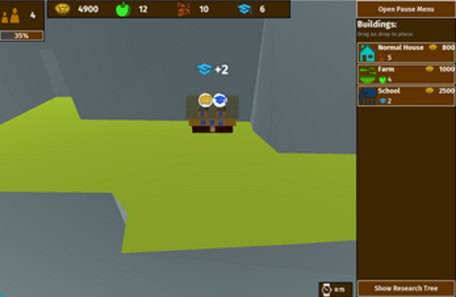 The beautiful Village in the Cliffs screenshot