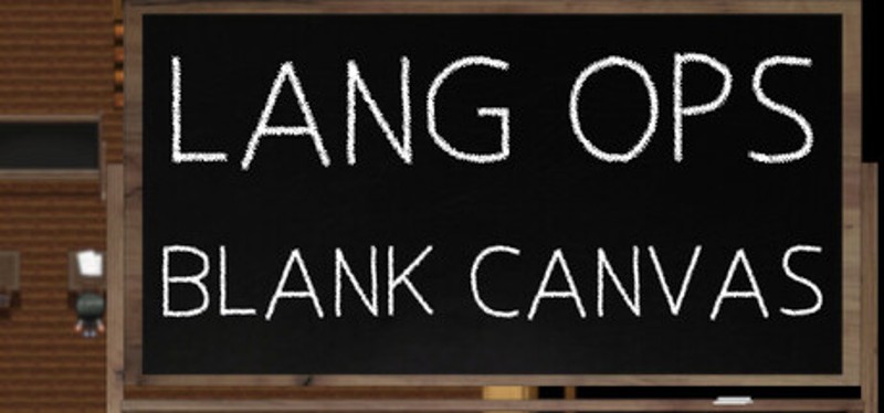 Lang Ops: Blank Canvas Image