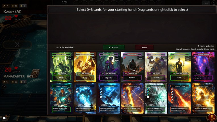 Manacaster screenshot