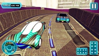 Sci-fi Highway Futuristic Car Derby Image