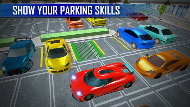 Sports Car Parking Driver Sim 3D screenshot