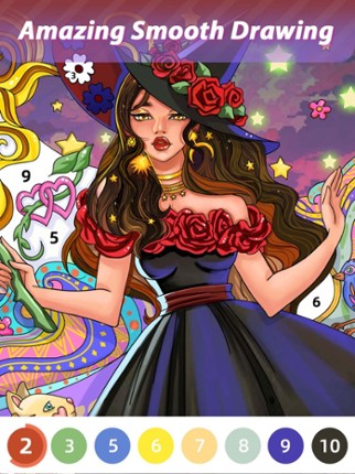 Sweet Coloring:Color by Number Image