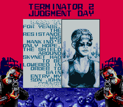 Terminator 2: Judgment Day (ターミネーター2) SGB Enhanced (Super Game Boy) Image