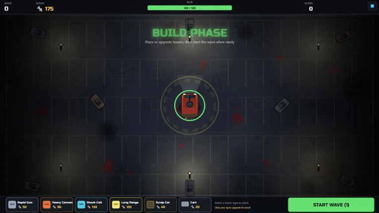 Zombie Parking Lot Defense Image