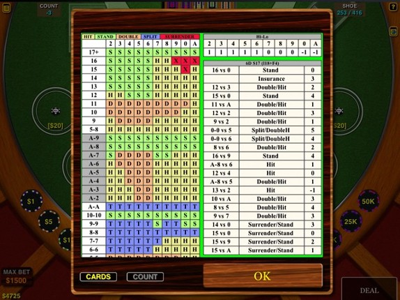 Blackjack 21 Multi-Hand (Pro) screenshot
