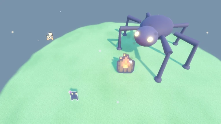 Falling into Meteor Island screenshot
