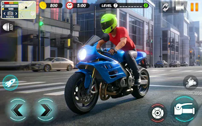 Moto Bike Racing Bike Game 3D Image