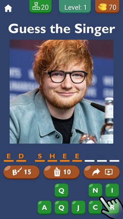 Guess The Singer : ZORA APP screenshot