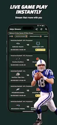 LIVE NBA NFL MLB Streams Image