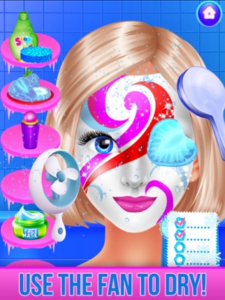 Ice Princess Face Paint Salon Image