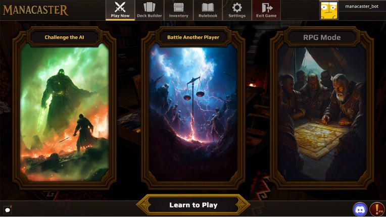 Manacaster screenshot