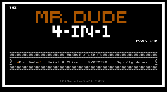 Games like The Mr. Dude 4-in-1 Poopy-Pak