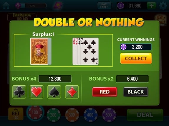 Video Poker!!! screenshot