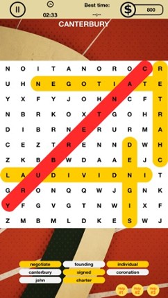 Word Search Look for the Words Puzzle Game Image