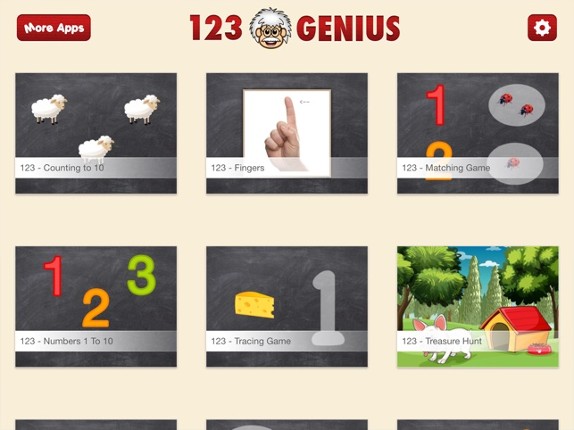 123 Genius PRO - First Numbers and Counting Games for Kids screenshot