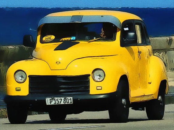 Cuban Taxi Vehicles Image