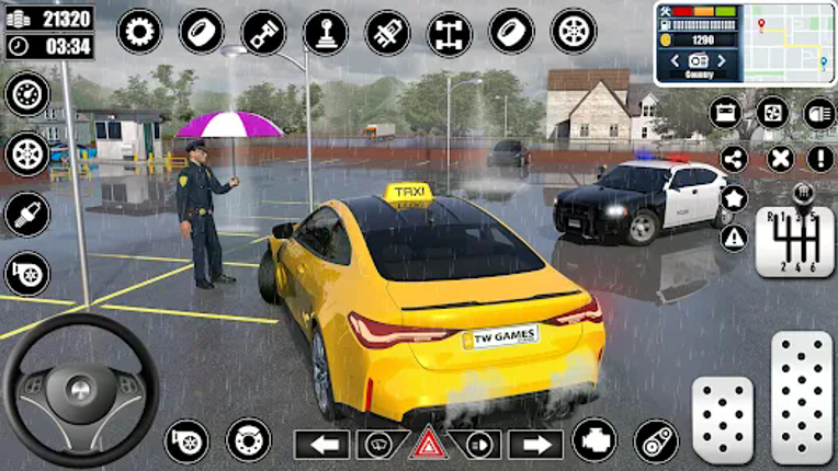 City Taxi Games Car Driving 3D screenshot