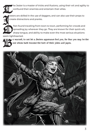 Go belly up from laughter - The Jester Class for Shadowdark RPG Image