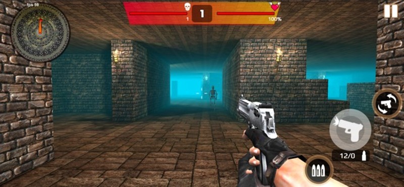 Gun War Skeletons: Shooting screenshot