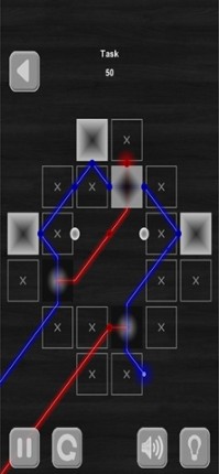 Lazers Puzzle. Colored rays screenshot