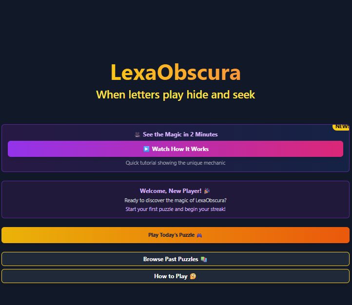 Games like LexaObscura - Crosswords Where Clues Hide Answers